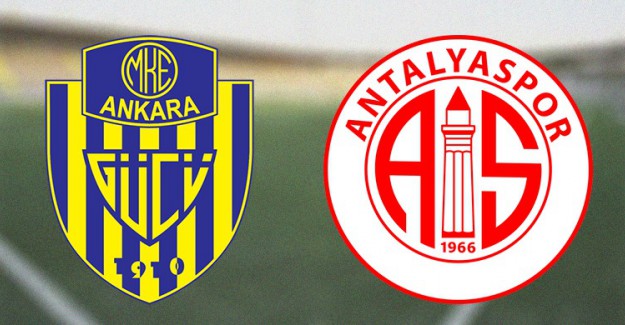 Ankaragücü, Antalyaspor Karşısında!