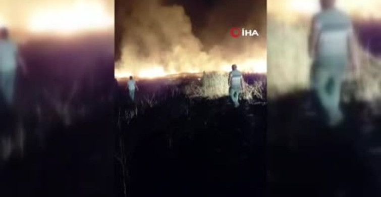 Ankara'nın Beypazarı ilçesinde boş arazideki ot yangını kontrol altına alındı