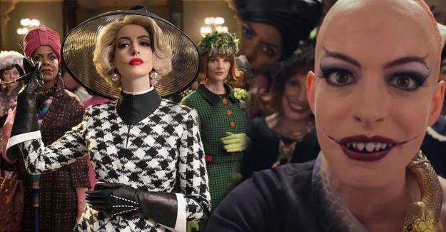 Anne Hathaway, The Wiches Filminin Kamera Arkası Görüntülerini Paylaştı