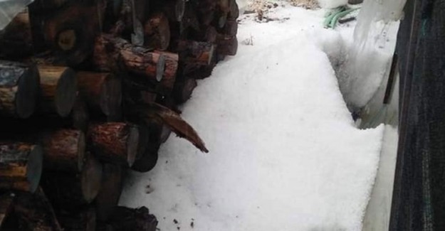 Antalya Kabusu Gördü! Dolu Şaşkınlığı