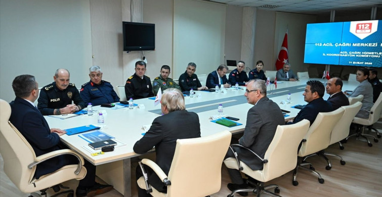Antalya'da 112 Acil Çağrı Hizmetleri Toplantısı
