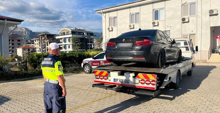 Antalya'da Drift Yapan Sürücüye Rekor Ceza