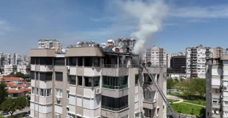 Antalya'da Dubleks Dairede Yangın: Yaşlı Sakinler Kurtarıldı