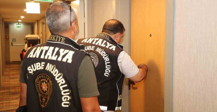 Antalya'da günübirlik konaklama ve araç kiralama denetimi
