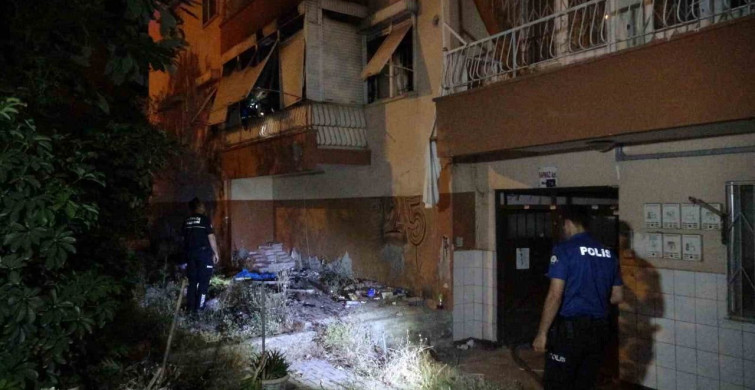 Antalya'da kentsel dönüşümdeki apartmanda yangın paniği