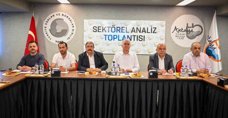 Antalya'da Kurban Bayramı Öncesi Sektörel Toplantı Yapıldı