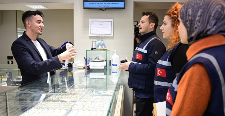 Antalya'da Kuyumculara Denetim Uygulandı