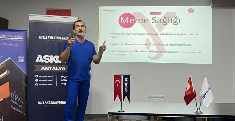 Antalya'da Meme Kanseri Farkındalık Etkinliği