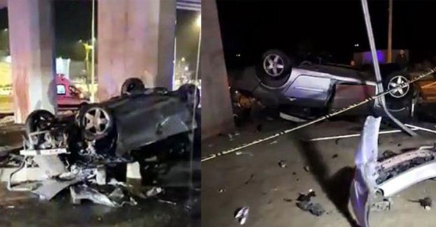 Antalya'da Otomobil Takla Attı: 1 Ölü, 4 Yaralı