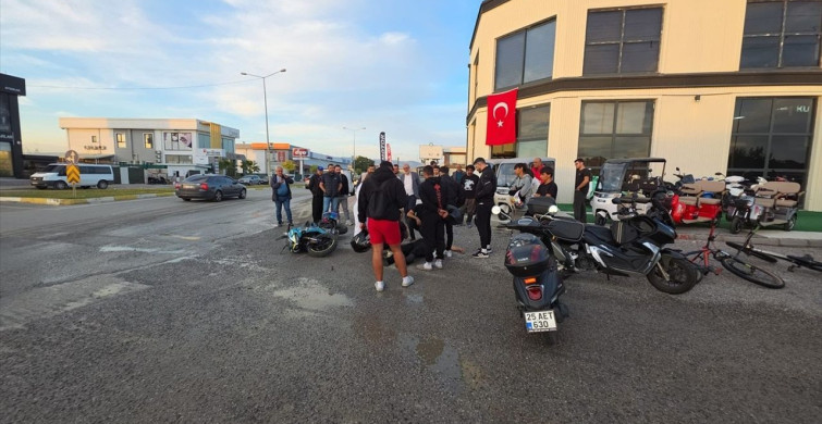 Antalya'da Trafik Kazası: Motosiklet Sürücüsü Yaralandı