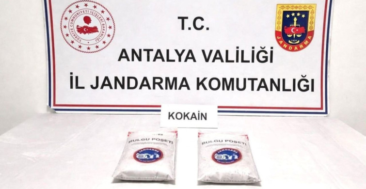 Antalya'da uyuşturucu operasyonu: 1,3 kilogram kokain ele geçirildi