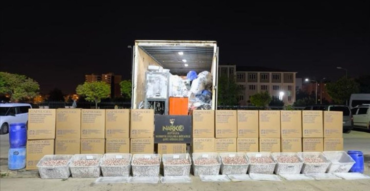 Antalya'da Uyuşturucu Operasyonu: 1.9 Milyon Hap Ele Geçirildi