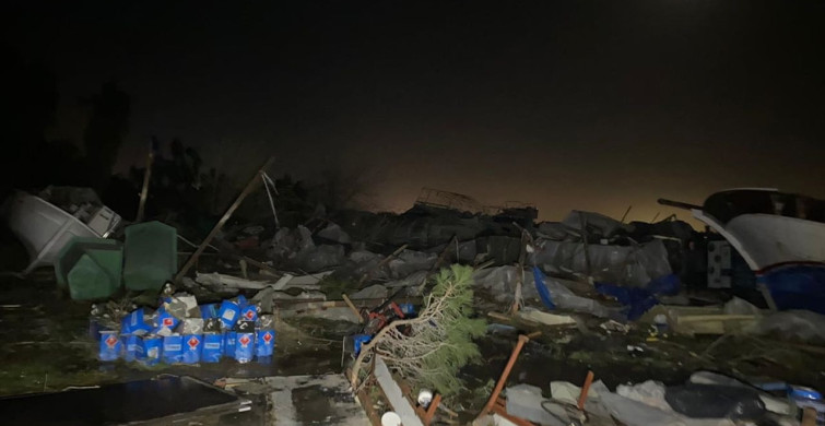 Antalya'nın Aksu İlçesindeki Hortum Felaketi