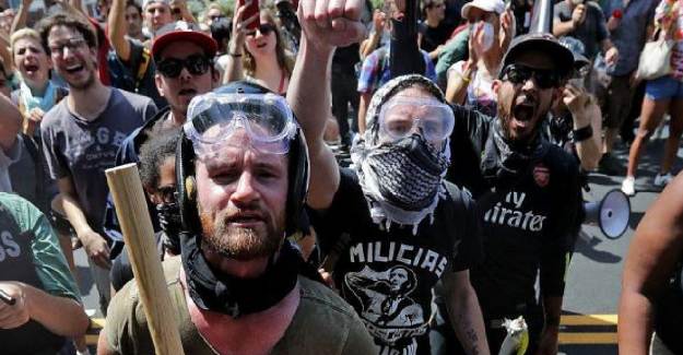 Antifa'ya Viyana'da Bozkurt Dayağı