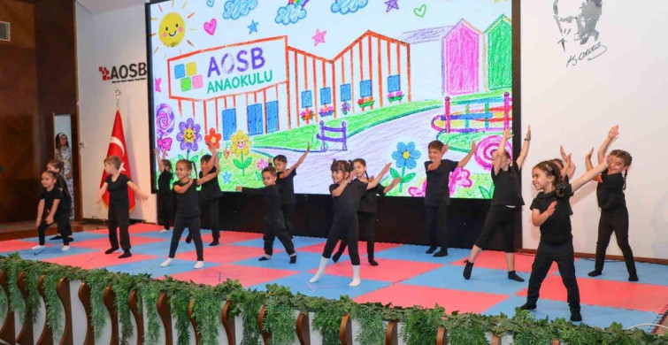 Aosb anaokulu’nda ilk mezuniyet heyecanı