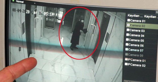 Apartmanın İçine Sıvı Süren Kadın Yakalandı