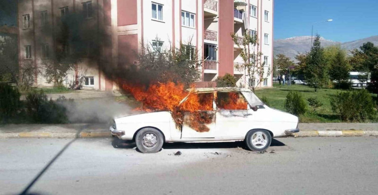 Araçlarda bırakılan malzemeler yangın riskini artırıyor