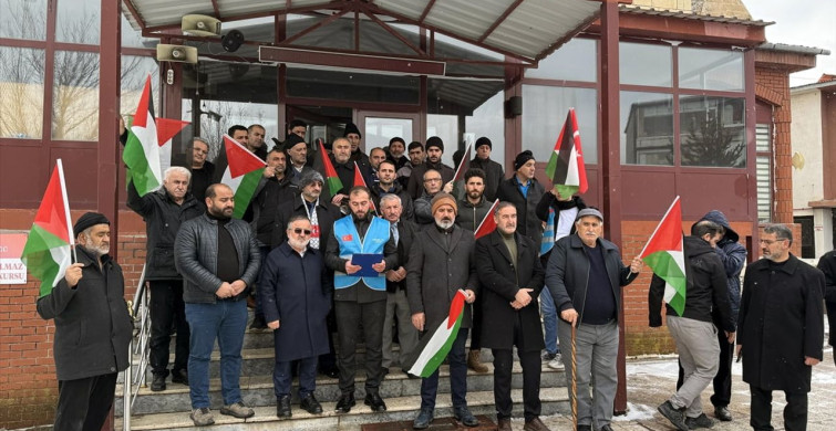 Ardahan'da Gazze Katliamlarına Protesto