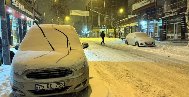 Ardahan'da Kar Yağışı Hayatı Olumsuz Etkiliyor
