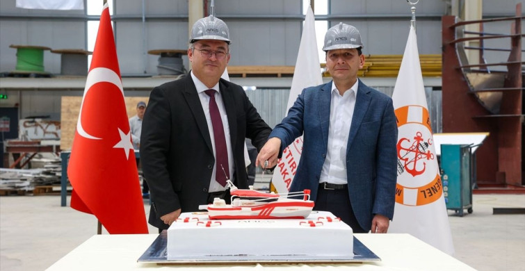 ARES Tersanesi'nin İlk ARES 18 SAR Botu İçin Kaynak Töreni Gerçekleştirildi