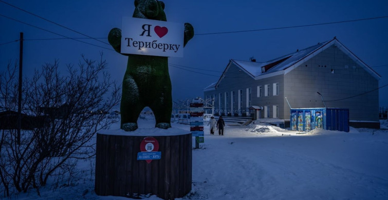 Arktik'in Kenarındaki Teriberka Köyü