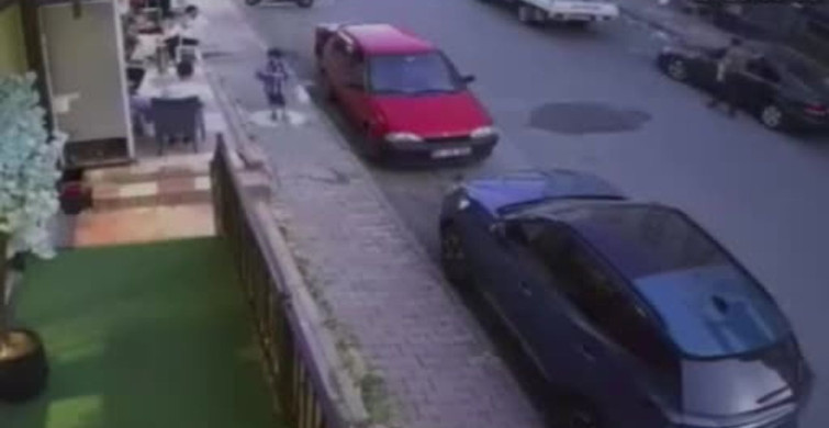 Arnavutköy'de otomobil sürücüsü fren yerine gaza basarak kazaya neden oldu