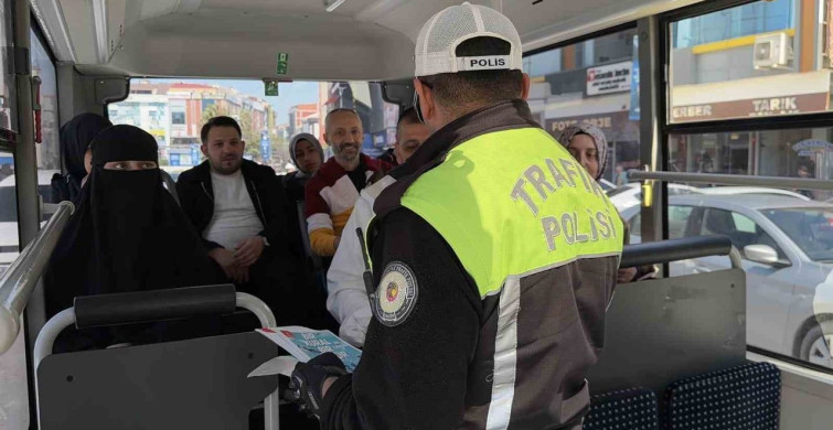 Arnavutköy'de Trafik Haftası'nda Bilinçlendirme Uygulaması
