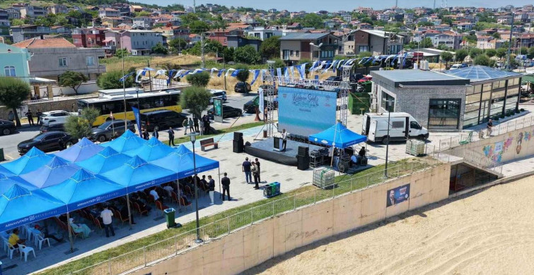 Arnavutköy’ün mavi bayraklı Karaburun sahili, İstanbul’un yeni gözdesi