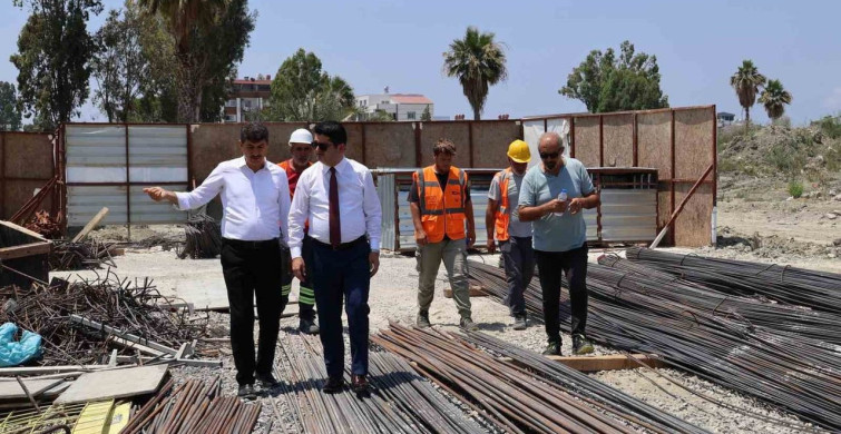 Arsuz’da anaokulu inşaatları sürüyor