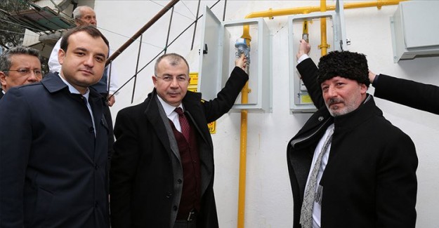 Artvin'de Konutlara İlk Doğal Gaz Verildi