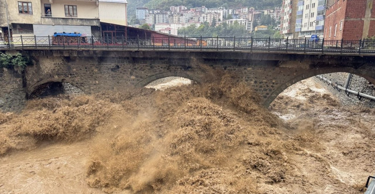 Artvin'de Sağanak Yağış, Taşkın ve Heyelanlara Yol Açtı