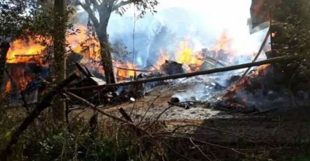 Artvin'de Yangın Evlere Sıçradı