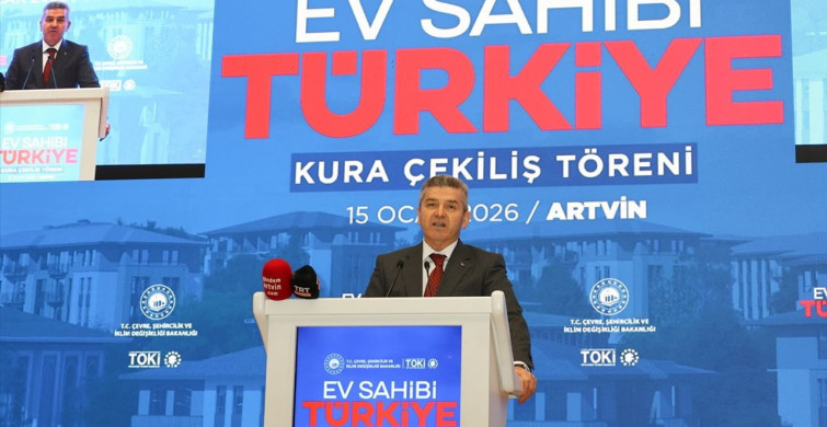 Artvin'de Yüzyılın Konut Projesi Kura Çekimi Yapıldı