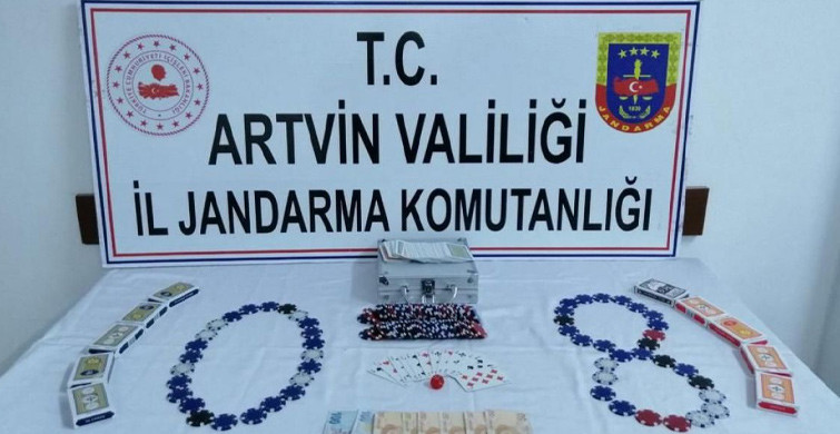 Artvin'deki Kumar Baskınında 7 Kişiye Ceza Kesildi