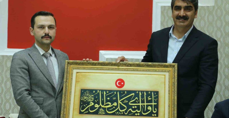 Aşkale kaymakamı emre oğuztürk'e duygu dolu veda