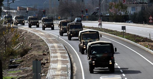 Askeri Konvoy Kilis Yolunda 