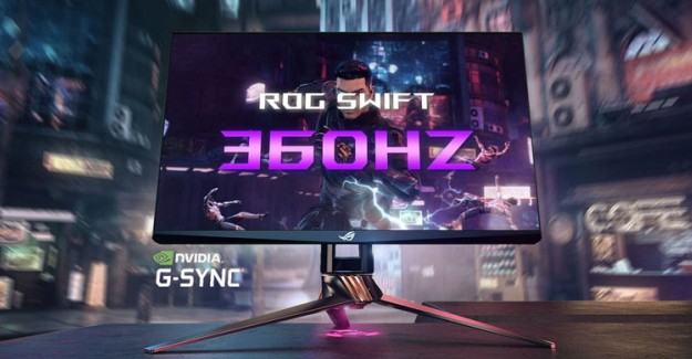 ASUS, 360Hz Yenileme Hızına Sahip Monitör Geliştirdi
