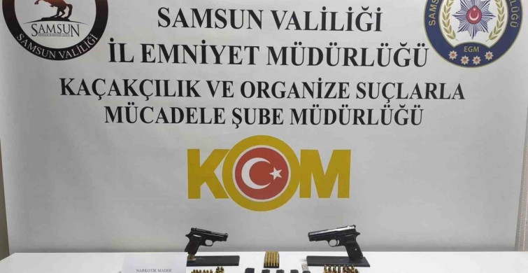 Atakum'da Silah ve Uyuşturucu Operasyonu