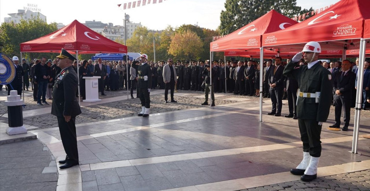 Atatürk'ü Anma Törenleri Gaziantep ve Çevresinde Gerçekleşti
