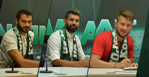 Atiker Konyaspor’da 3 İmza!