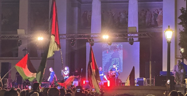Atina'da Filistin'e Destek Konseri