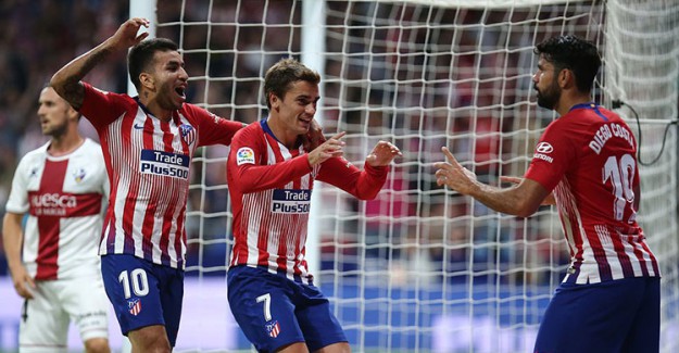 Atletico Madrid Serdar'lı Huesca’yı Üzdü!