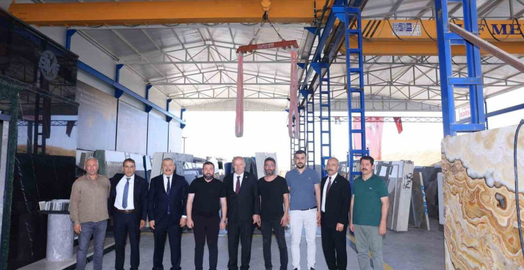 Ato başkanı baran, yuvaköy mermerciler sitesinde sektör temsilcileriyle bir araya geldi