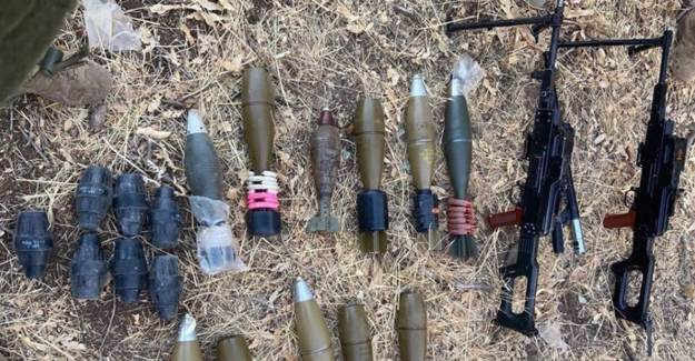 Avaşin-Basyan Bölgesinde PKK Mühimmatına El Konuldu