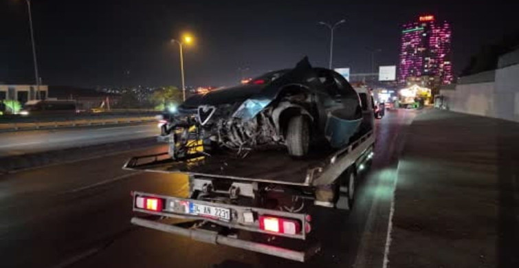 Avcılar'da Alkollü Sürücü Kaza Yaptı