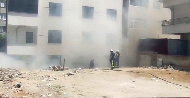 Avcılar'da metruk binada yangın paniği