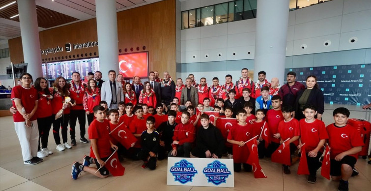 Avrupa Şampiyonu Kadın ve Erkek Golbol Milli Takımları Yurda Döndü