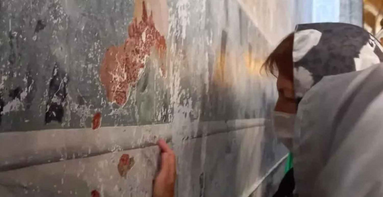 Ayasofya'daki görüntülerin sır perdesi aralandı: Görüntülerdeki kadınlar Hristiyan turist çıktı!