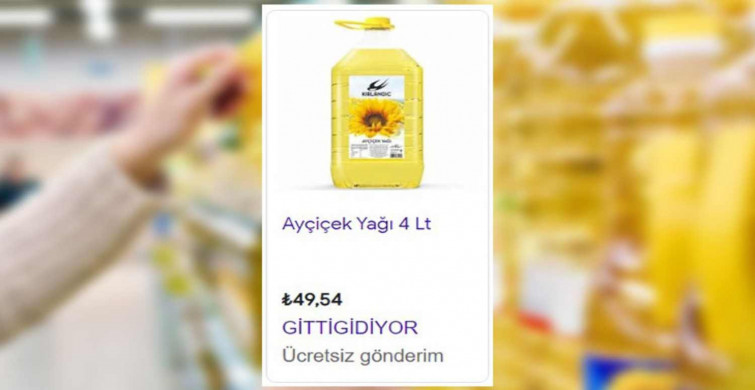 Ayçiçek yağında büyük kampanya: 4 litre ayçiçek yağı 49,54 TL'ye düştü!