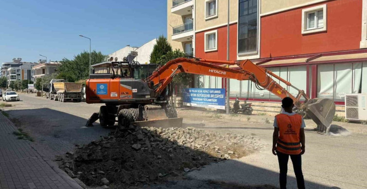 Aydın genelinde yol yapım seferberliği devam ediyor
